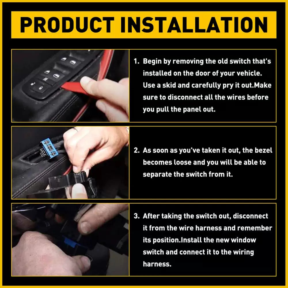 For 2011-2013 Dodge Durango Front Door Master Power Window Switch 68086693AC EOA 6B93BC-57 [7]