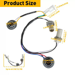 For 2011-2014 Hyundai Sonata Rear Taillight Lamp Socket & Wiring Harness USA EOA 6B93BC-57 [4]