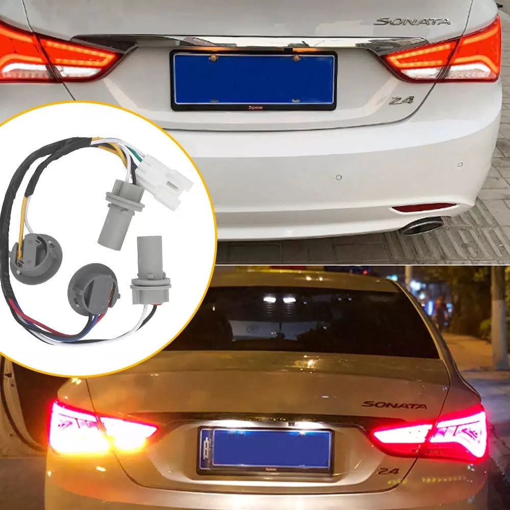 For 2011-2014 Hyundai Sonata Rear Taillight Lamp Socket & Wiring Harness USA EOA 6B93BC-57 [5]