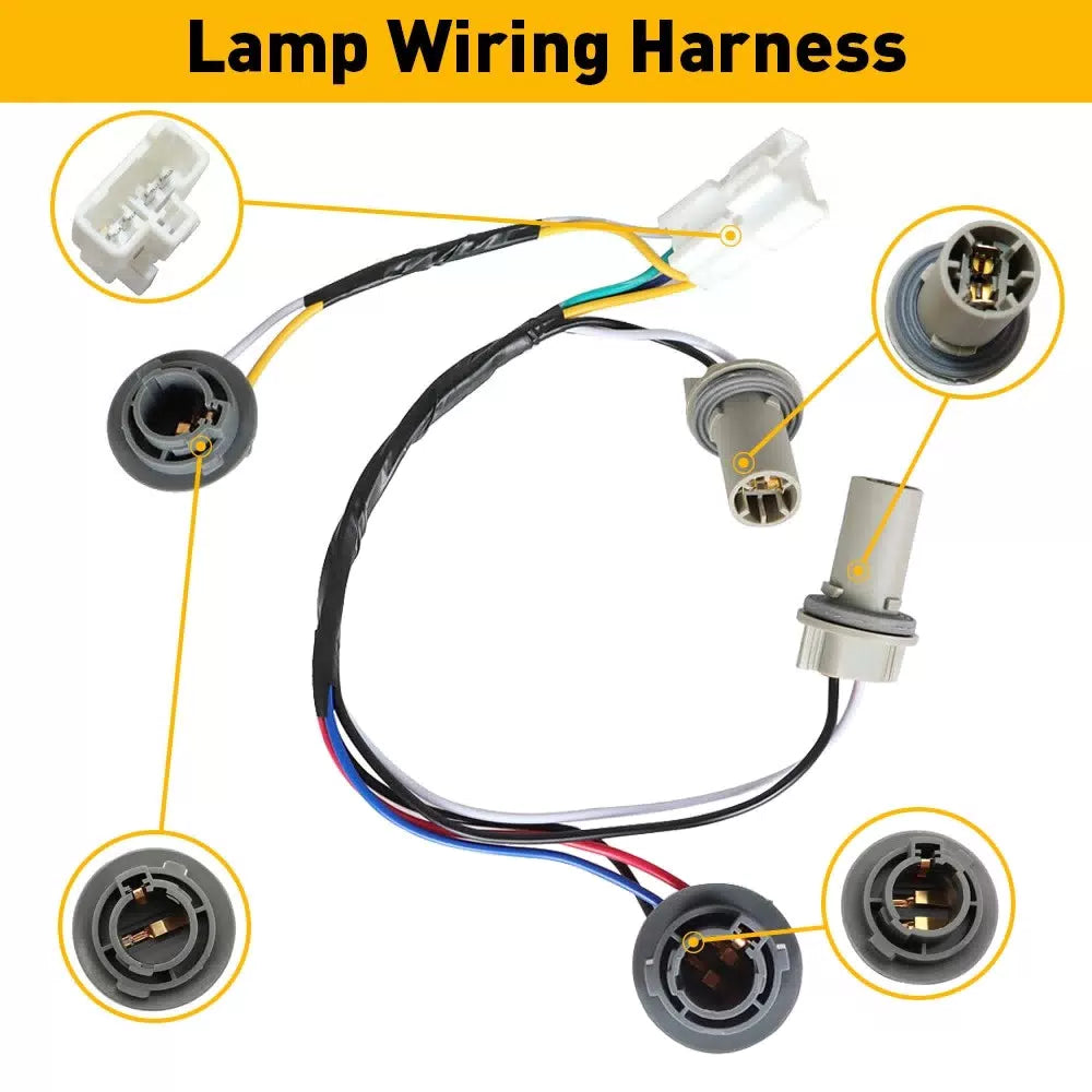 For 2011-2014 Hyundai Sonata Rear Taillight Lamp Socket & Wiring Harness USA EOA 6B93BC-57 [7]