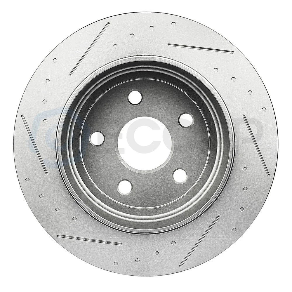 For 2011-2017 Jeep Grand Cherokee Rear Drill Brake Rotors & Ceramic Pad 6B93BC-57 [11]