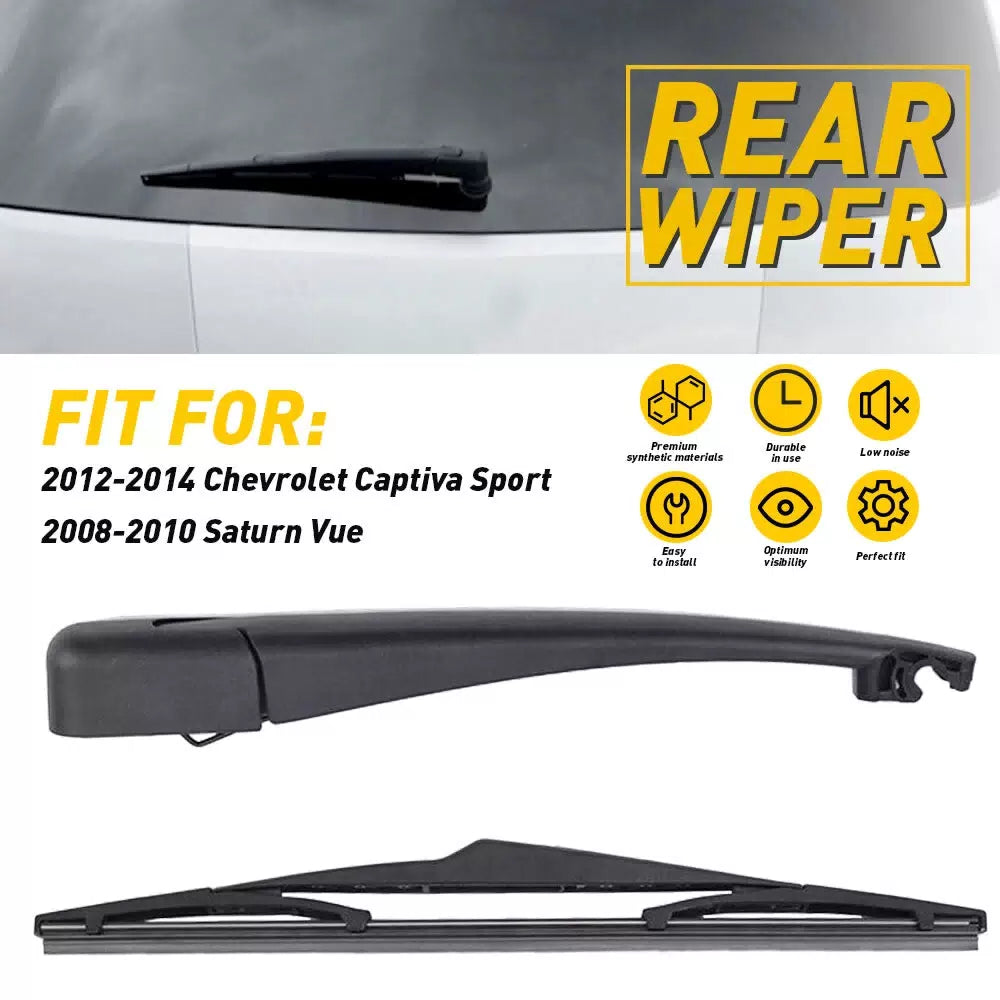 For 2012-14 Chevrolet Captiva Sport Rear Windshield Back Wiper Arm Blade Set EOA 6B93BC-57 [1]