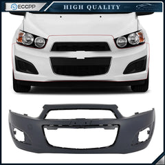For 2012 2013-2016 Chevy Chevrolet Sonic Primed Front Bumper Cover Replacement 6B93BC-57 [1]