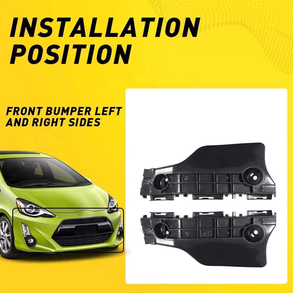 For 2012-2017 Toyota Prius C Front Bumper Support Bracket Side Retainer L&R Side 6B93BC-57 [9]