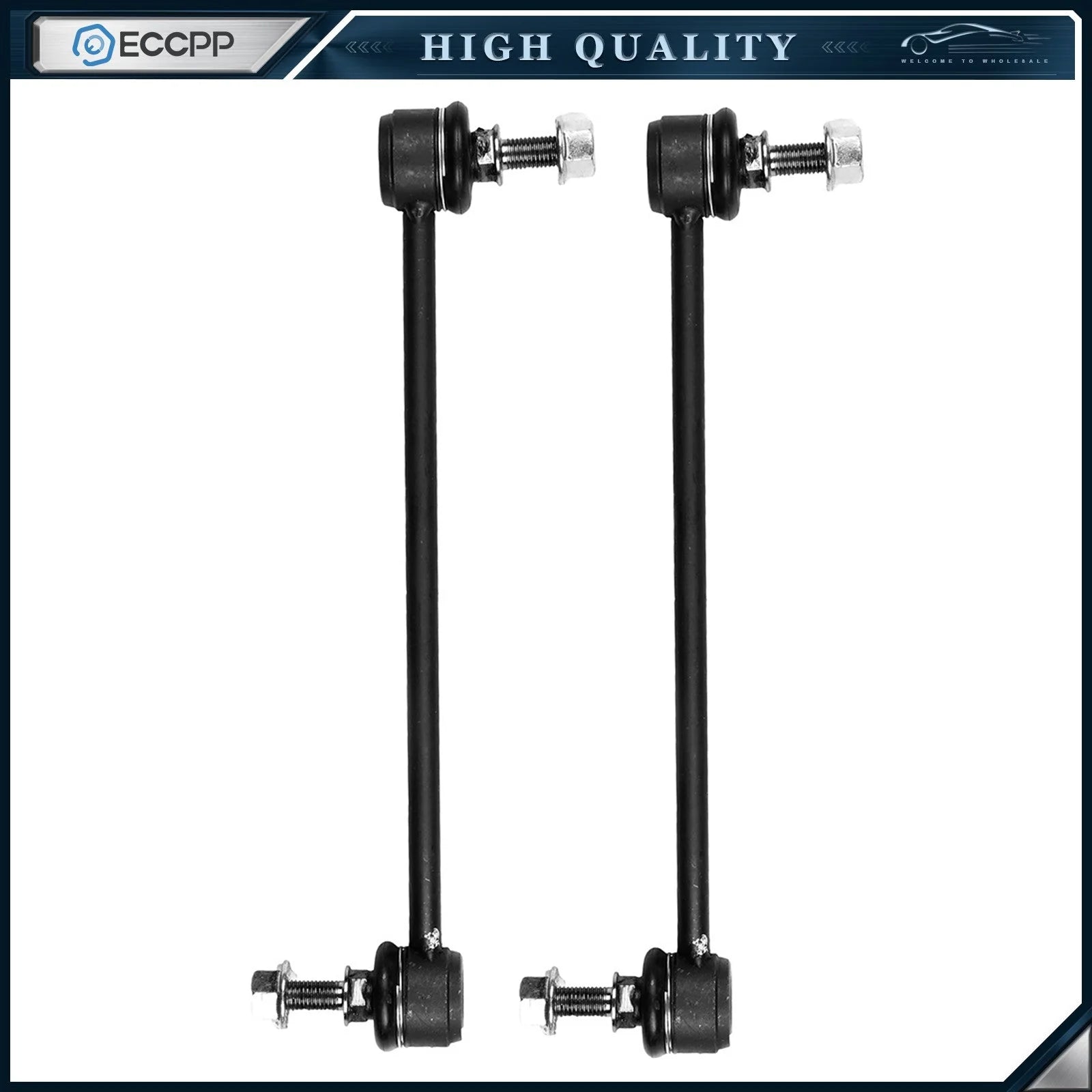 For 2012-2019 Nissan Versa Front Shocks Struts With Coil Spring Sway Bar Links KOEEP [3]