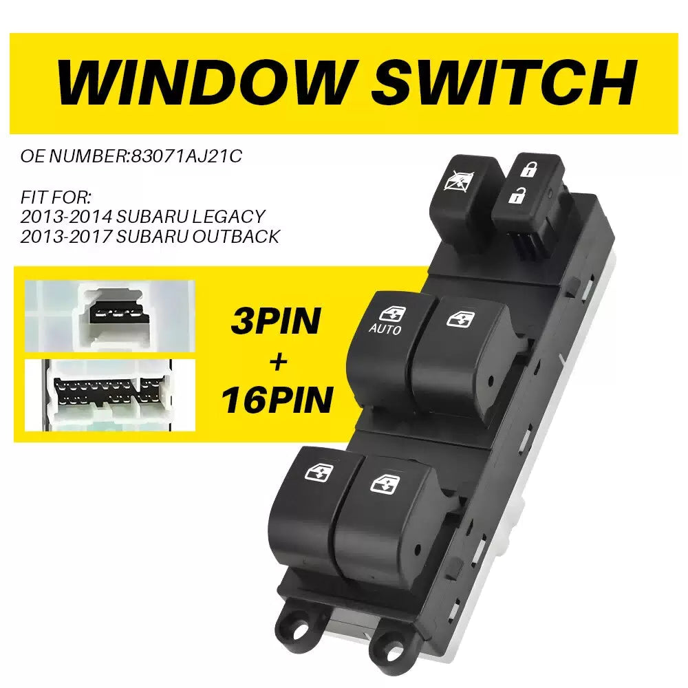 For 2013-2017 Subaru Legacy Outback Master Power Window Control Switch Driver EA 6B93BC-57 [1]