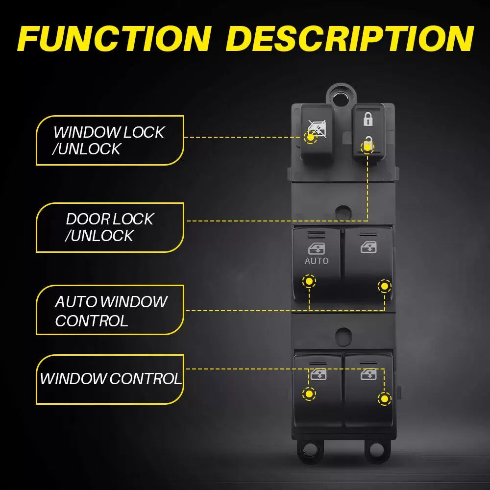 For 2013-2017 Subaru Legacy Outback Master Power Window Control Switch Driver EA 6B93BC-57 [8]