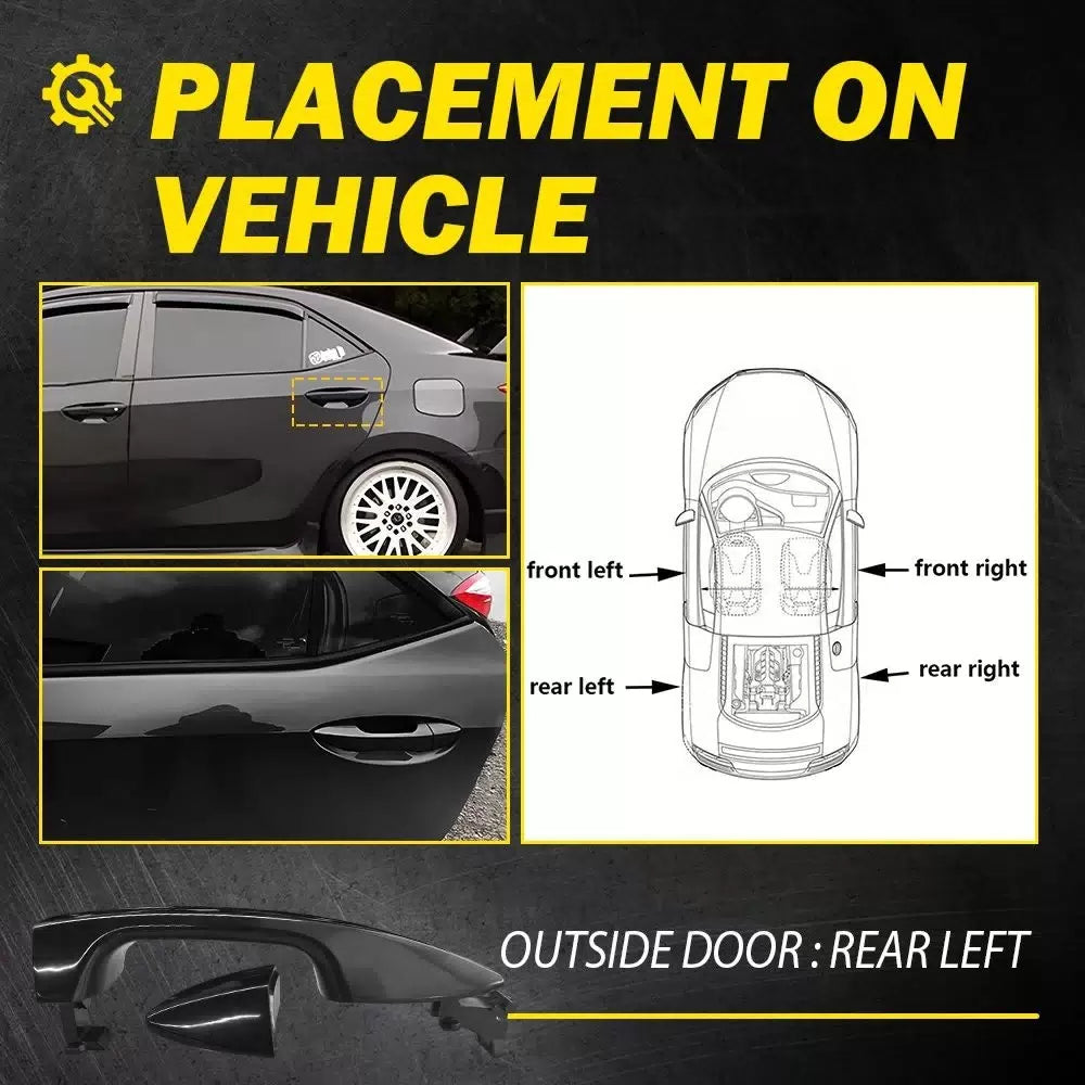 For 2014-19 Toyota Corolla Outside Outer Rear Driver Side Door Handle 6922802902 6B93BC-57 [5]
