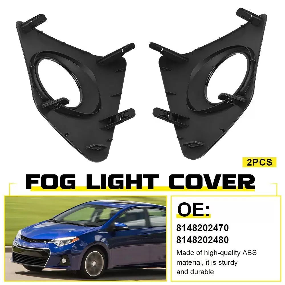 For 2014-2016 Toyota Corolla S Front Bumper Fog Light Lamp Cover Bezel Trim EOA 6B93BC-57 [10]