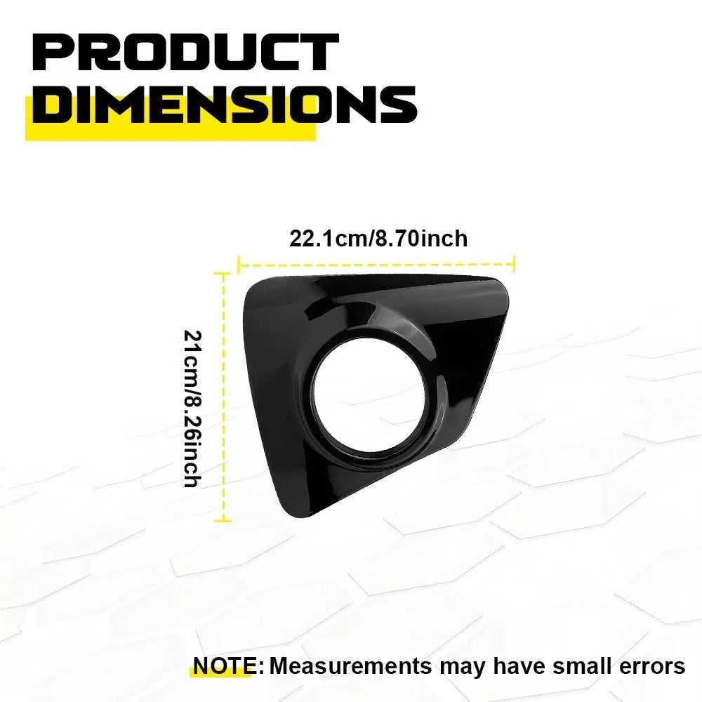 For 2014-2016 Toyota Corolla S Front Bumper Fog Light Lamp Cover Bezel Trim EOA 6B93BC-57 [2]