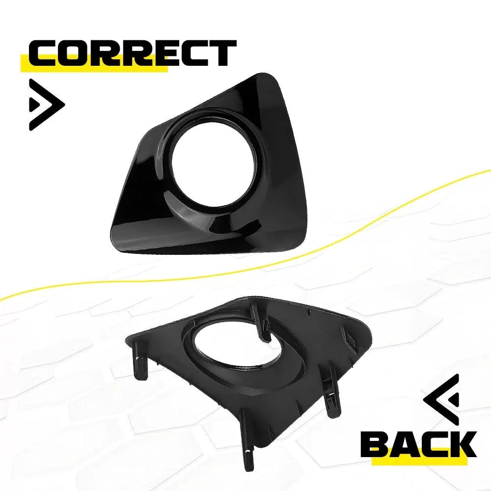 For 2014-2016 Toyota Corolla S Front Bumper Fog Light Lamp Cover Bezel Trim EOA 6B93BC-57 [3]