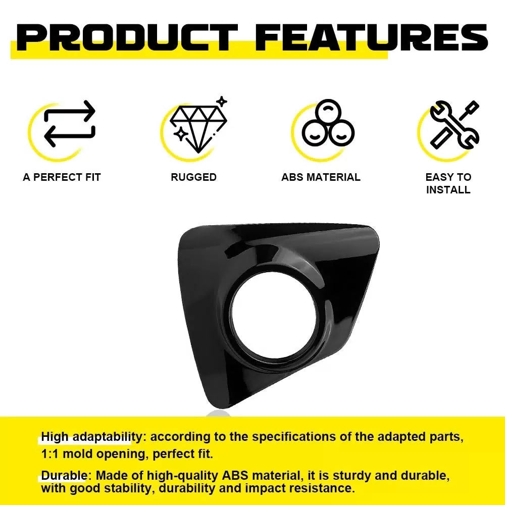 For 2014-2016 Toyota Corolla S Front Bumper Fog Light Lamp Cover Bezel Trim EOA 6B93BC-57 [5]