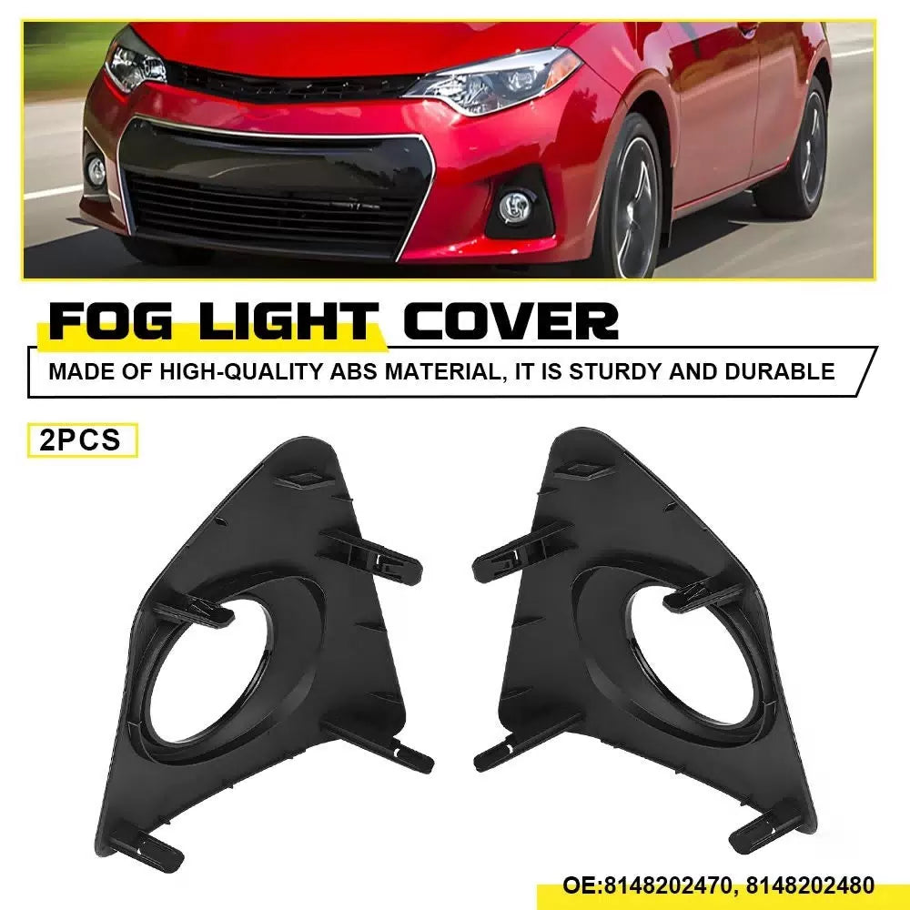 For 2014-2016 Toyota Corolla S Front Bumper Fog Light Lamp Cover Bezel Trim EOA 6B93BC-57 [9]