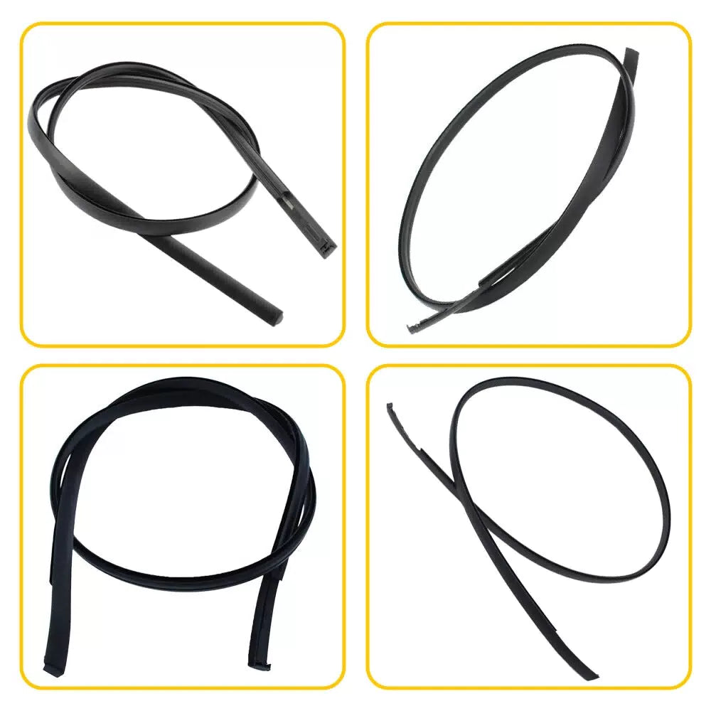 For 2014-2017 Toyota Corolla Sedan 2PCS Roof Drip Trim Molding Left & Right Side 6B93BC-57 [4]