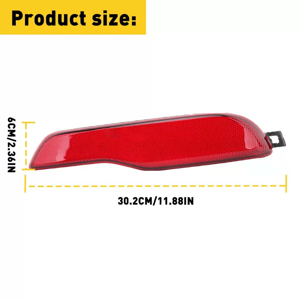 For 2014-2018 Jeep Cherokee Right Rear Passenger Side Bumper Reflector Red Lens 6B93BC-57 [2]