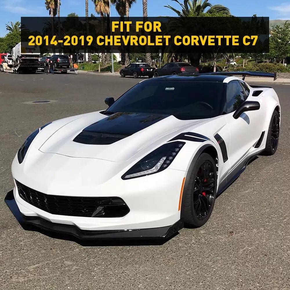 For 2014-2019 Chevy Corvette LED C7 Smoke Side Marker Lights Fender Front Rear 6B93BC-57 [10]