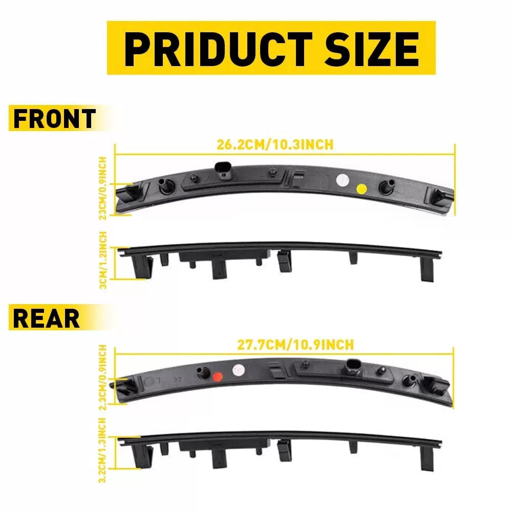 For 2014-2019 Chevy Corvette LED C7 Smoke Side Marker Lights Fender Front Rear 6B93BC-57 [8]