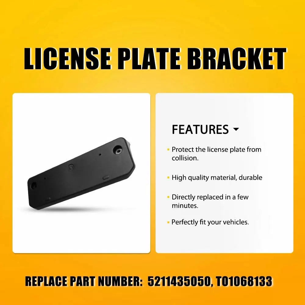 For 2014-2023 Toyota 4Runner Front License Plate Holder Frame Mounting Bracket A 6B93BC-57 [5]