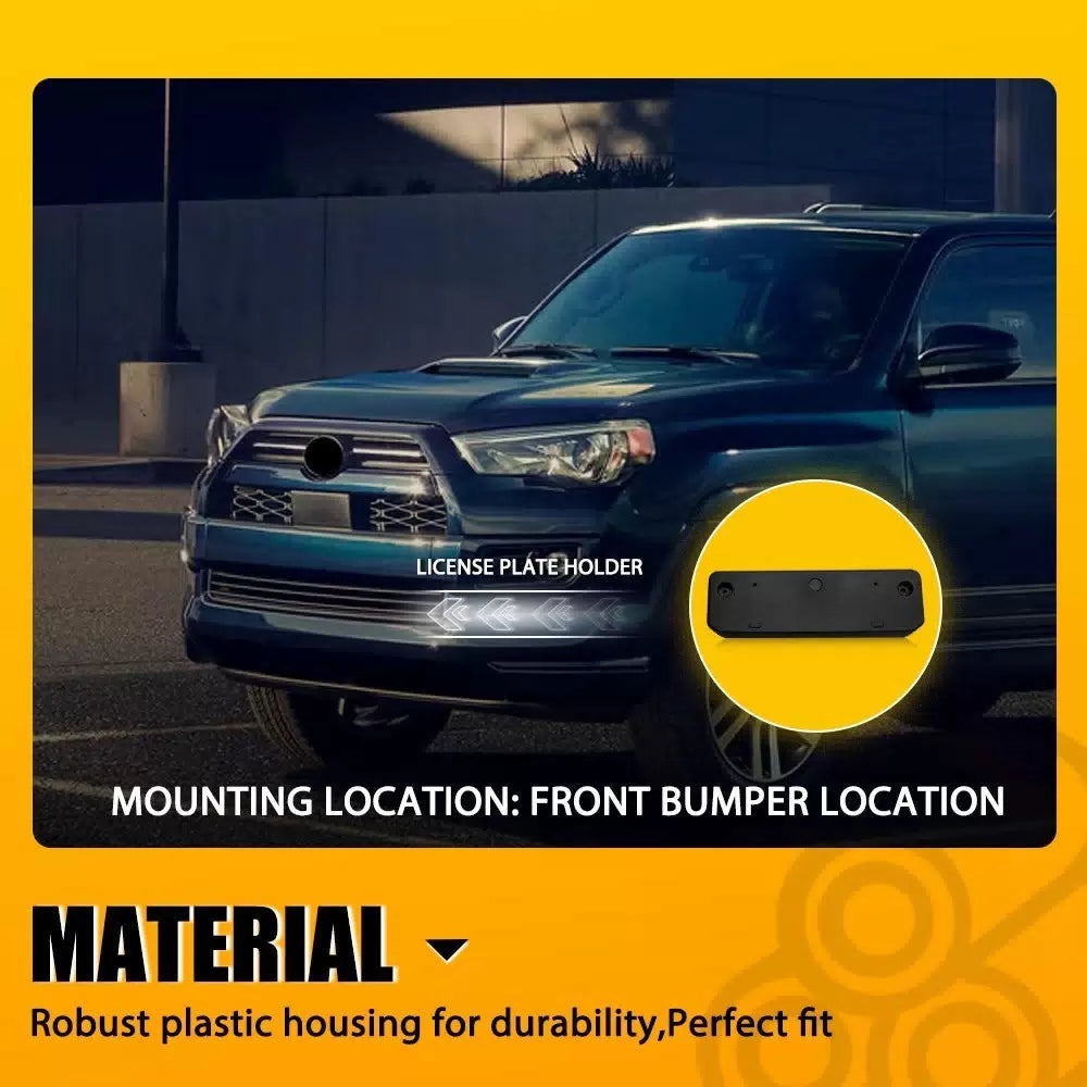 For 2014-2023 Toyota 4Runner Front License Plate Holder Frame Mounting Bracket A 6B93BC-57 [6]