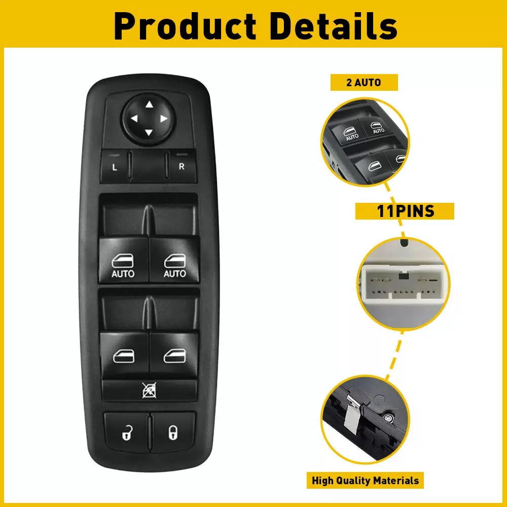 For 2014 Jeep 2015-2019 Cherokee Driver Door Master Power Window Control Switch 6B93BC-57 [5]