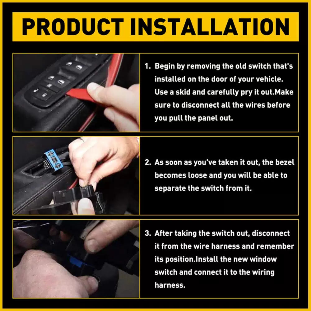 For 2014 Jeep 2015-2019 Cherokee Driver Door Master Power Window Control Switch 6B93BC-57 [8]