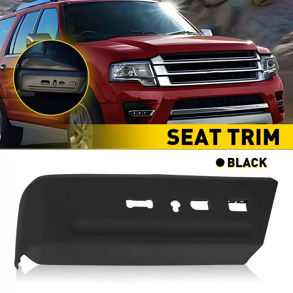 For 2015 16 2017 Ford Expedition Driver Left Seat Cover Bezel Trim Panel Black A 6B93BC-57 [11]