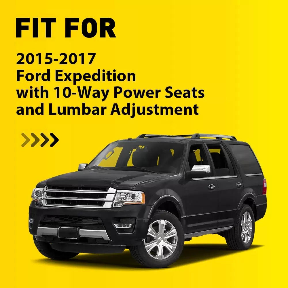 For 2015 16 2017 Ford Expedition Driver Left Seat Cover Bezel Trim Panel Black A 6B93BC-57 [3]