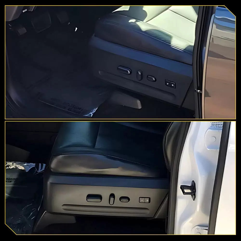 For 2015 16 2017 Ford Expedition Driver Left Seat Cover Bezel Trim Panel Black A 6B93BC-57 [4]