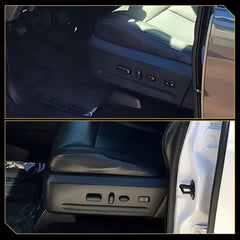 For 2015 16 2017 Ford Expedition Driver Left Seat Cover Bezel Trim Panel Black A 6B93BC-57 [4]