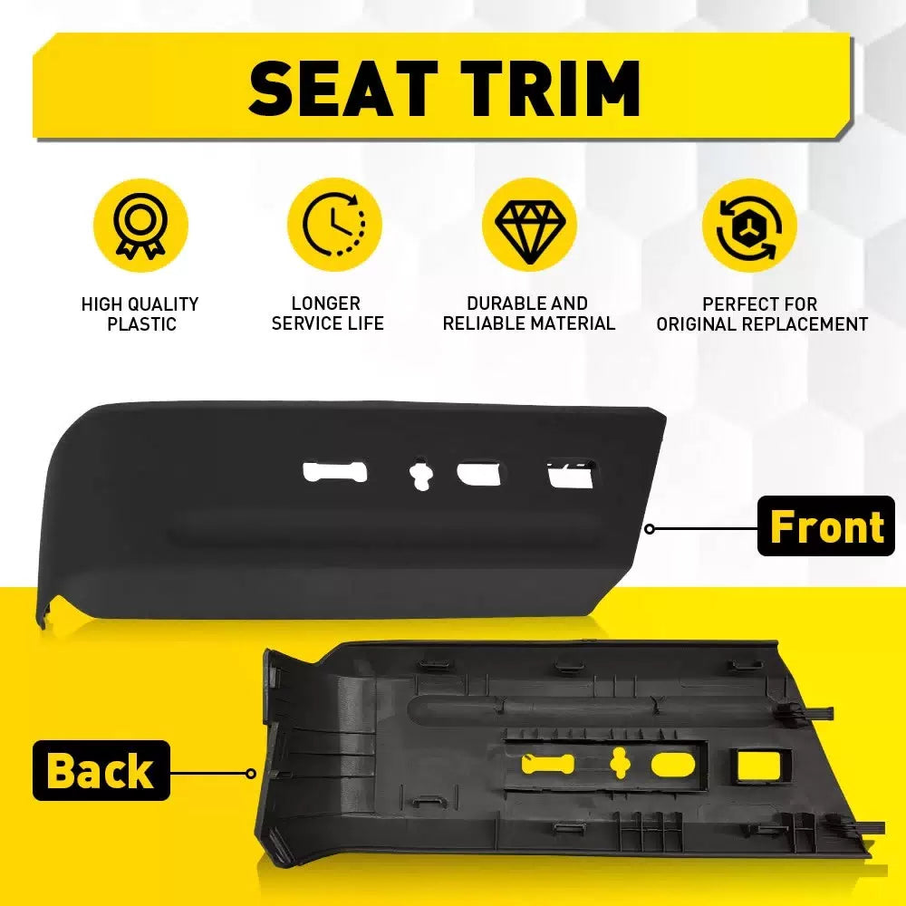 For 2015 16 2017 Ford Expedition Driver Left Seat Cover Bezel Trim Panel Black A 6B93BC-57 [9]