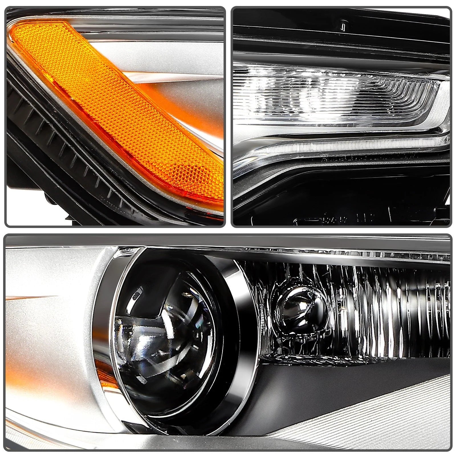 For 2015-2012 Audi A6 S6 HID/Xenon w/Projector Right Side Headlight Assembly 6B93BC-57 [10]