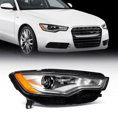 For 2015-2012 Audi A6 S6 HID/Xenon w/Projector Right Side Headlight Assembly 6B93BC-57 [1]