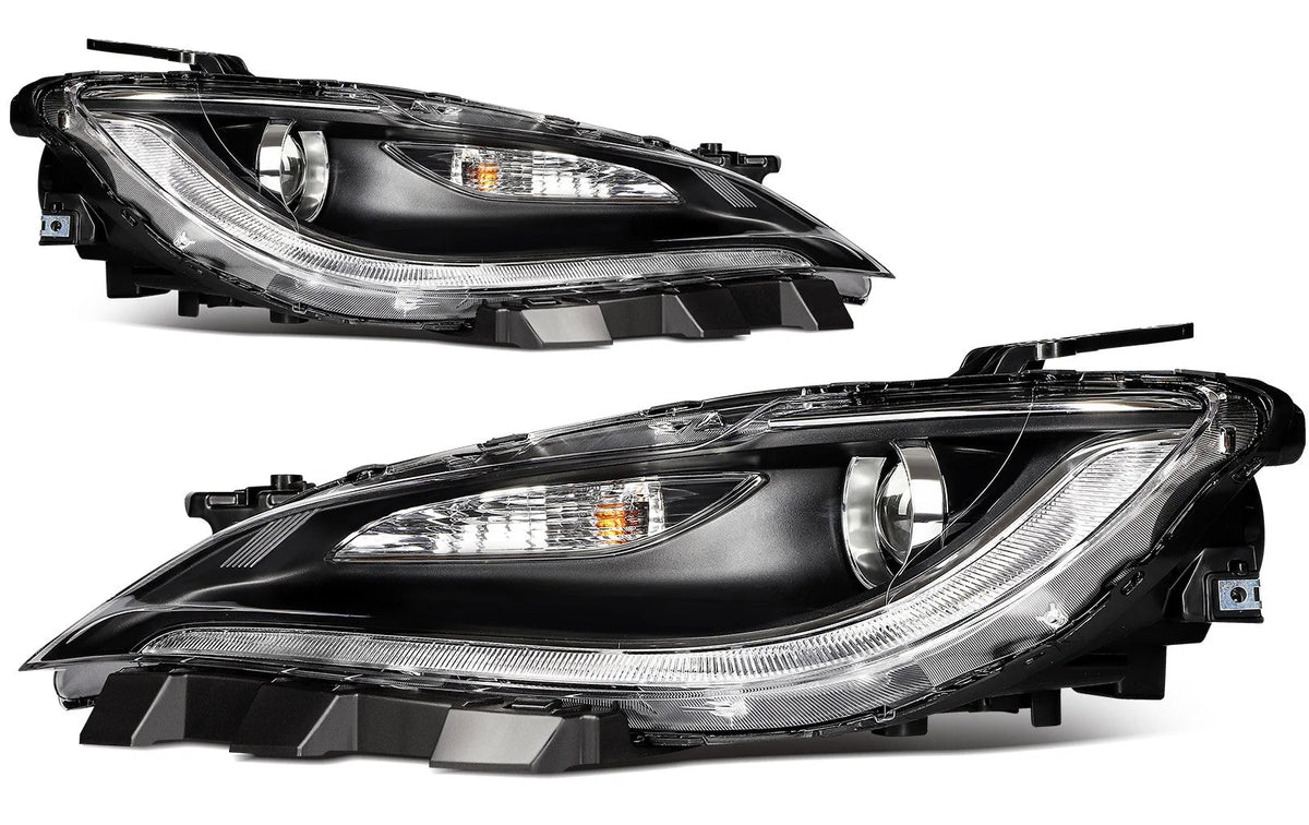 For 2015 2016 2017 Chrysler 200 w/LED DRL Projector Halogen Headlight Left+Right 6B93BC-57 [1]
