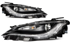 For 2015 2016 2017 Chrysler 200 w/LED DRL Projector Halogen Headlight Left+Right 6B93BC-57 [1]