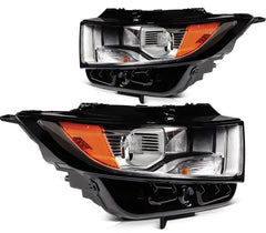 For 2015-2017 2018 Ford Edge Black Housing Headlights Assembly Left+Right 6B93BC-57 [2]