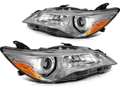 For 2015-2017 Toyota Camry LE/XLE/SE/XSE Chrome Left+Right Headlights Assembly 6B93BC-57 [1]