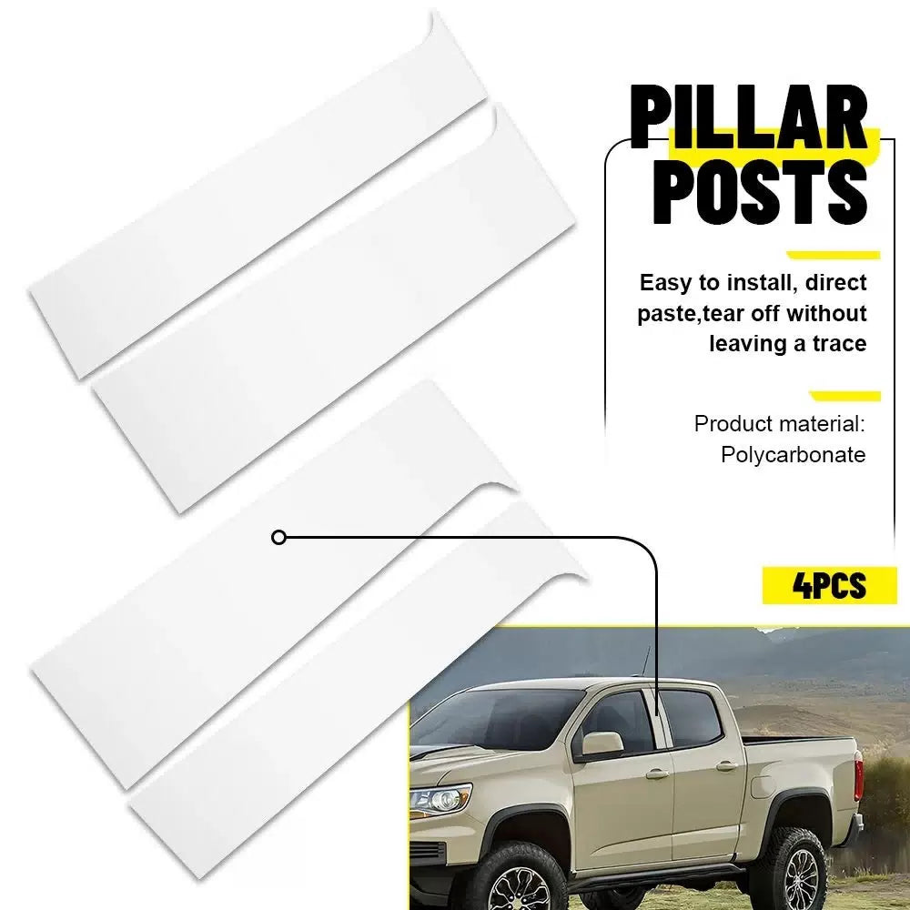 For 2015-2022 Chevy Colorado GMC Canyon Door Window Panel Pillar Post Trim Cover 6B93BC-57 [11]