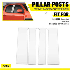 For 2015-2022 Chevy Colorado GMC Canyon Door Window Panel Pillar Post Trim Cover 6B93BC-57 [1]