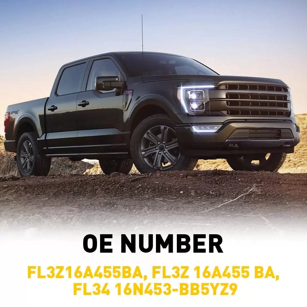 For 2015-2022 Ford F150 running board REAR end cap RIGHT Passenger side step EOA 6B93BC-57 [6]