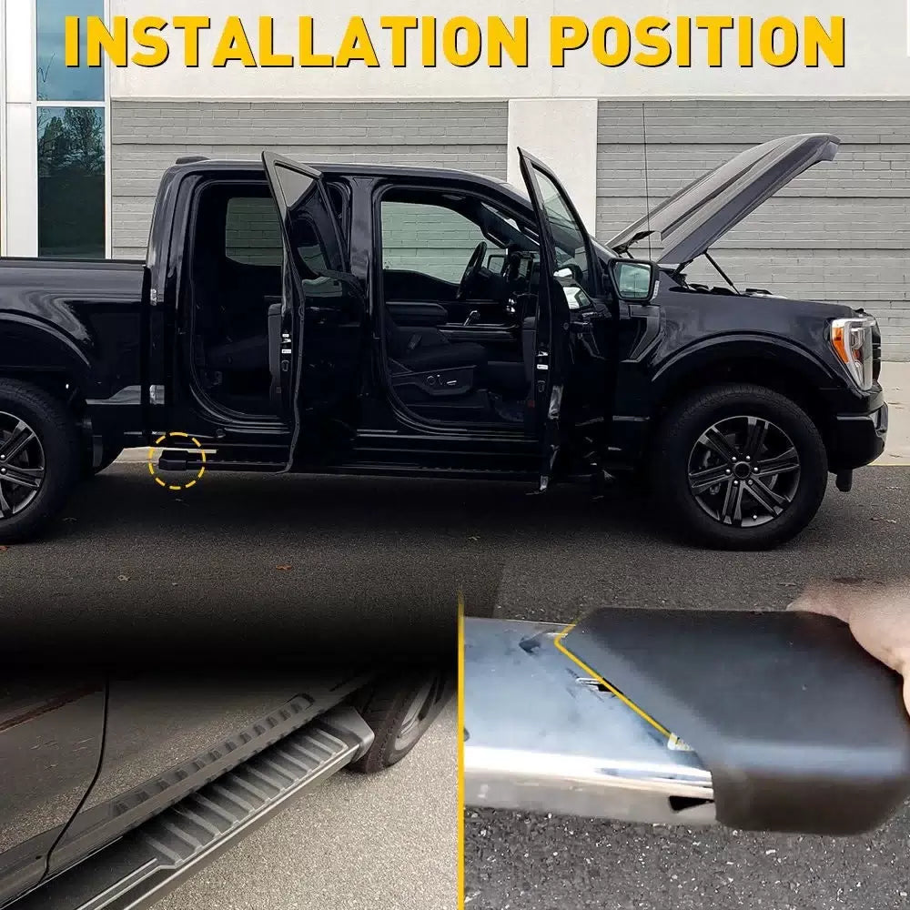 For 2015-2022 Ford F150 running board REAR end cap RIGHT Passenger side step EOA 6B93BC-57 [7]