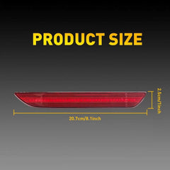 For 2015-2022 Ford Mustang LED 2X Rear Side Marker Red Light Lens Left & Right 6B93BC-57 [2]