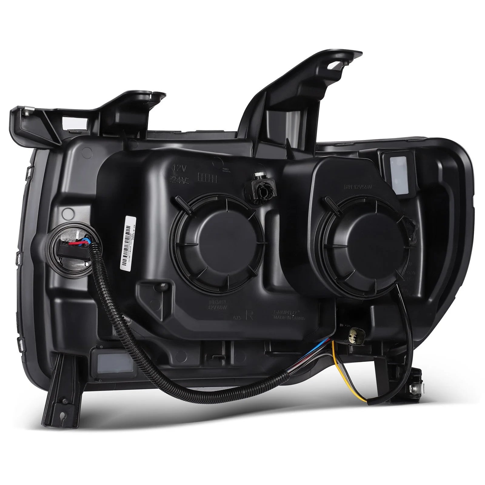 For 2015-2022 GMC Canyon 2.5L 2.8L 3.6L Black Housing Pair Headlights Assembly 6B93BC-57 [6]