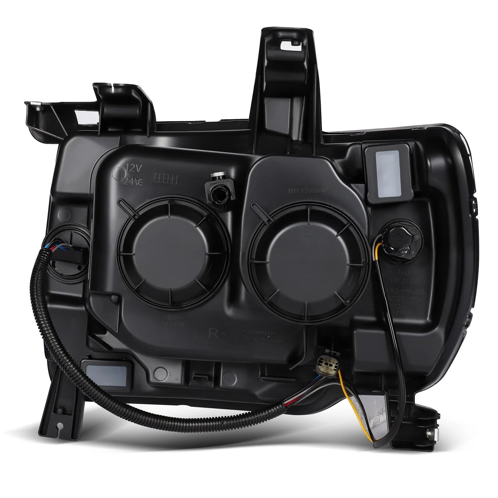 For 2015-2022 GMC Canyon 2.5L 2.8L 3.6L Black Housing Pair Headlights Assembly 6B93BC-57 [7]