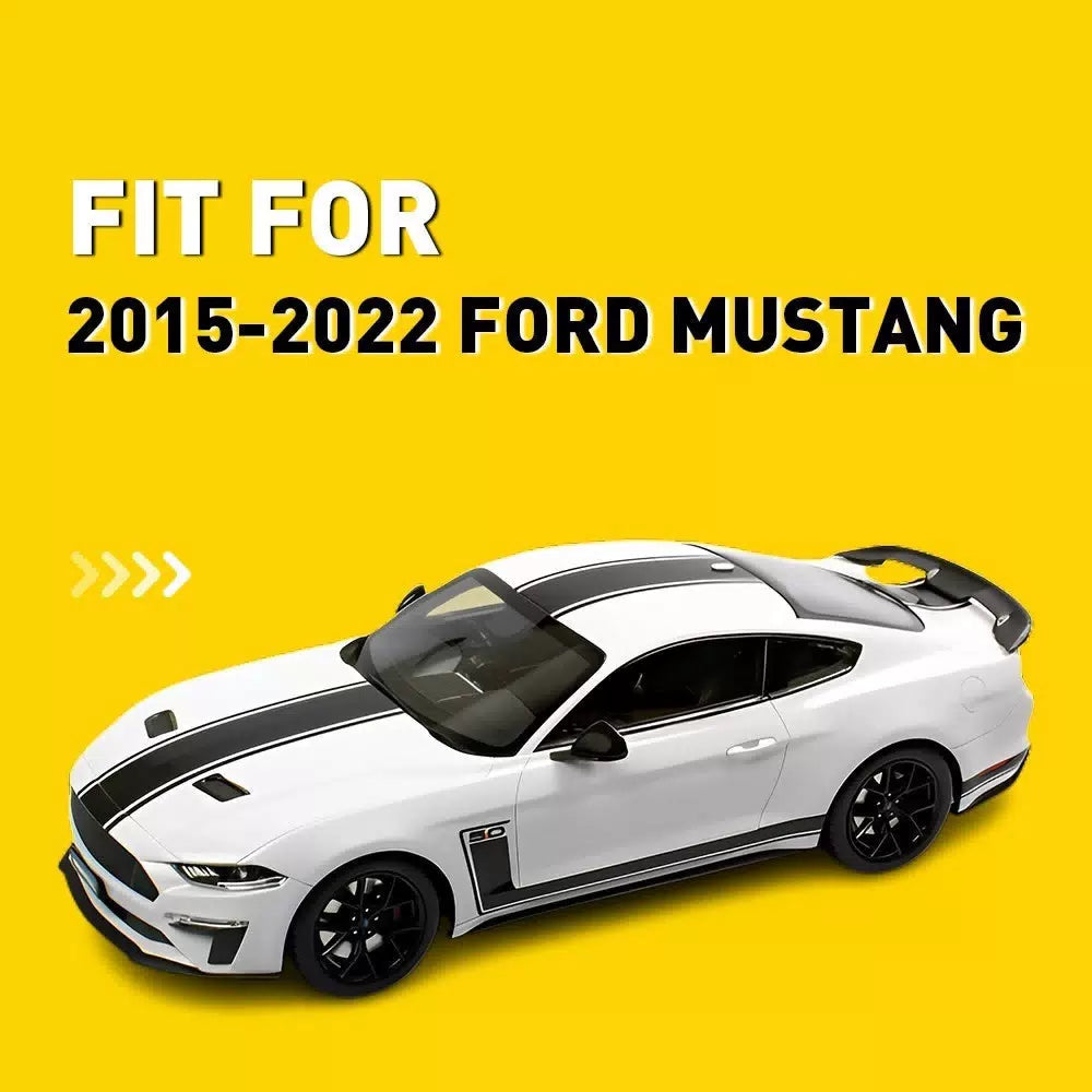 For 2015-2022 Mustang Oxford White Driver Door Handle Key Cover Cap Bezel US 6B93BC-57 [5]