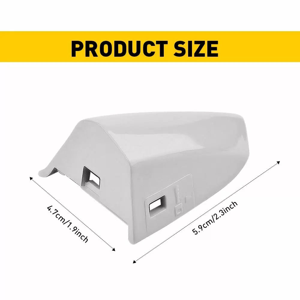 For 2015-2022 Mustang Oxford White Driver Door Handle Key Cover Cap Bezel US 6B93BC-57 [6]