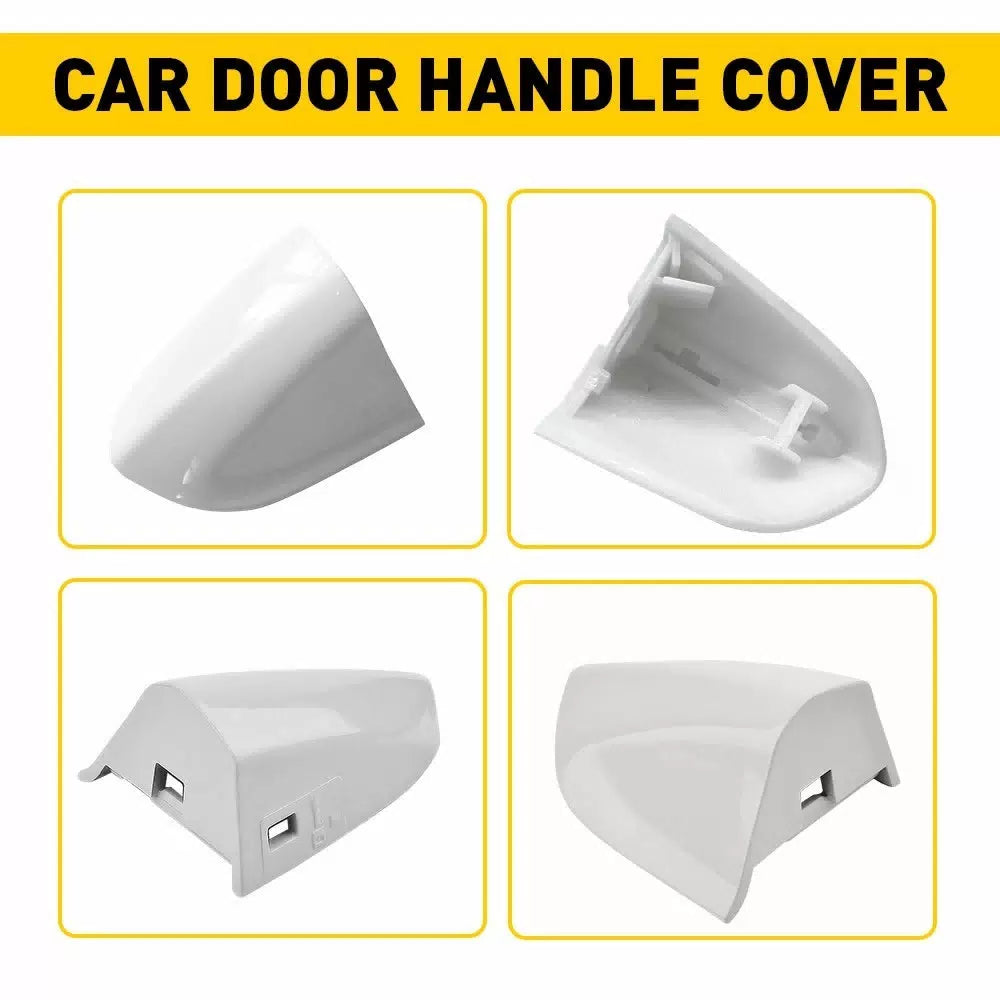 For 2015-2022 Mustang Oxford White Driver Door Handle Key Cover Cap Bezel US 6B93BC-57 [7]
