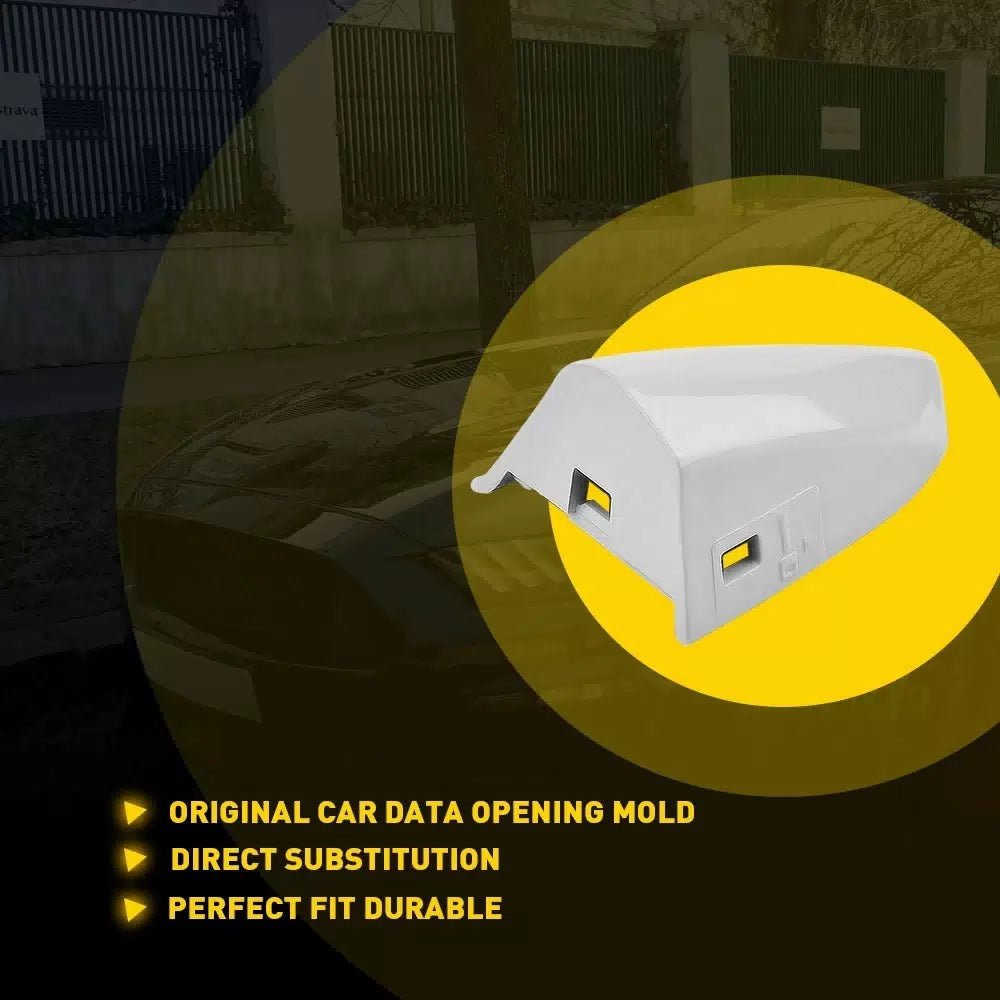 For 2015-2022 Mustang Oxford White Driver Door Handle Key Cover Cap Bezel US 6B93BC-57 [9]