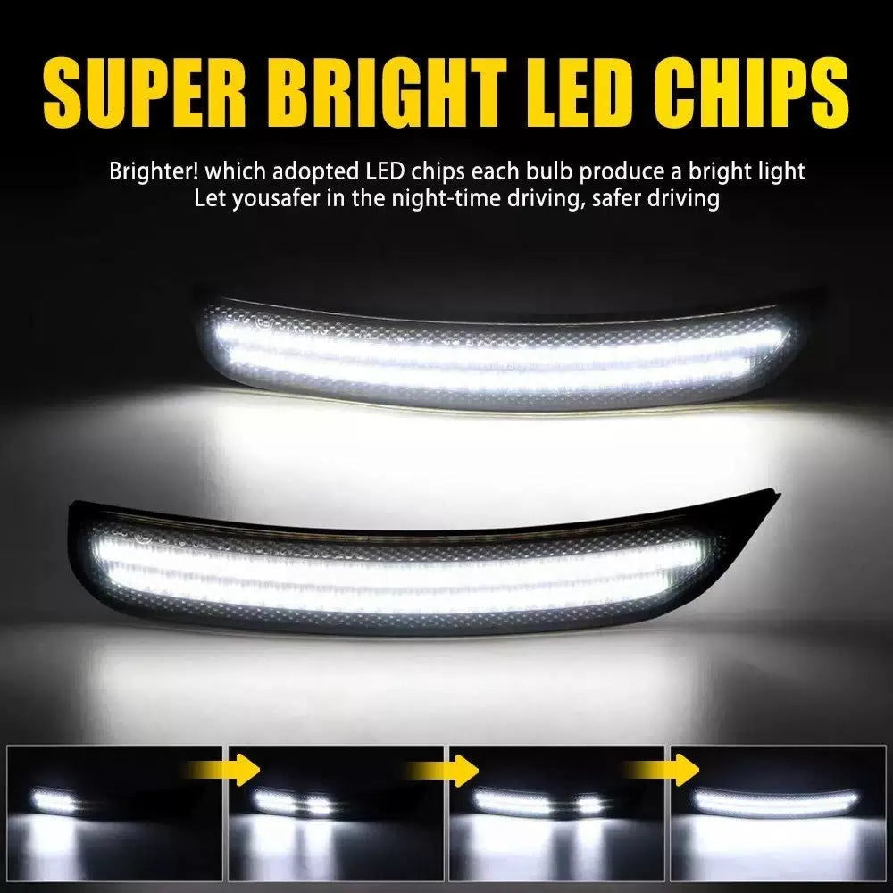 For 2015-2023 Chrysler 300 Smoked Lens Front Rear LED Side Marker Lights 4PCS EA 6B93BC-57 [4]