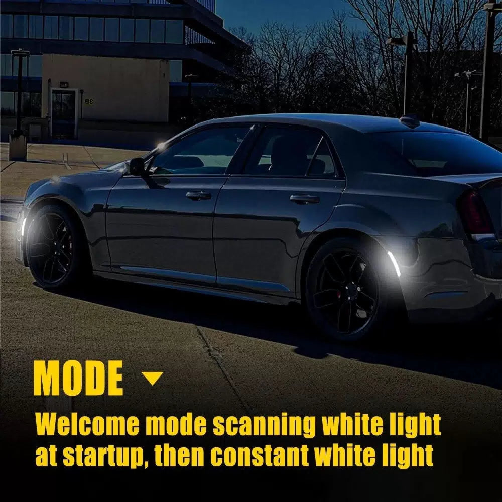 For 2015-2023 Chrysler 300 Smoked Lens Front Rear LED Side Marker Lights 4PCS EA 6B93BC-57 [7]
