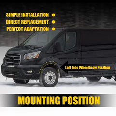 For 2015-2024 Ford Transit Left Front Fender Flare Trim Molding 150 250 350 EOA 6B93BC-57 [2]